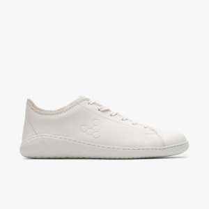 Bright White Vivobarefoot Geo Court III | YAZQMEL-15