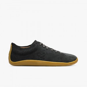 Charcoal Suede Vivobarefoot Addis | LGXAWVO-09