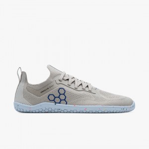 Feather Grey Vivobarefoot Primus Lite Knit | UOMPXND-68