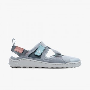 Glacier Grey Vivobarefoot Tracker Sandal | VOGTQCK-05