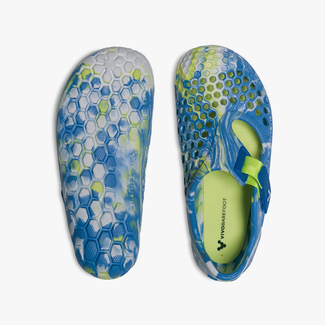 Blue Aqua Vivobarefoot Ultra Bloom Juniors | YIWMGXB-61