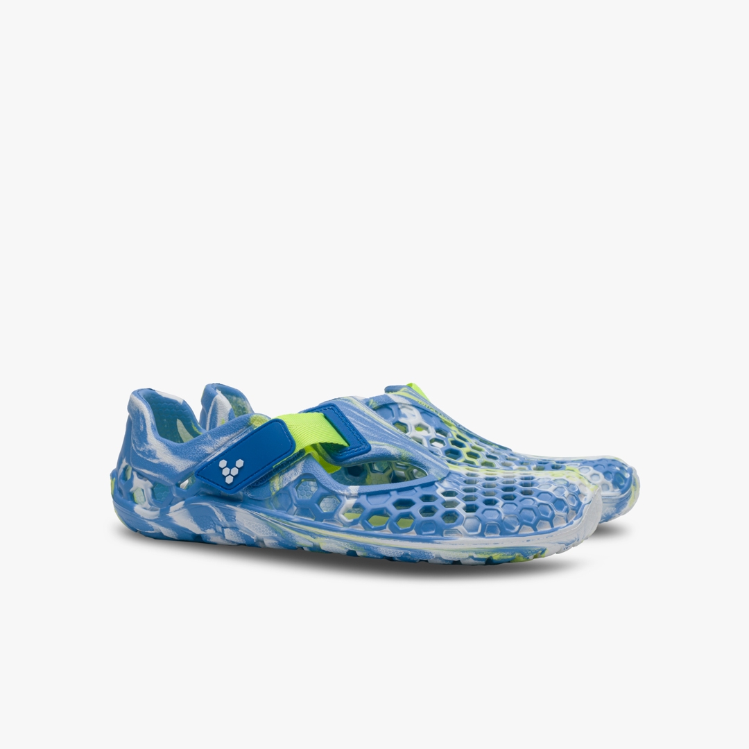 Blue Aqua Vivobarefoot Ultra Bloom Juniors | YIWMGXB-61