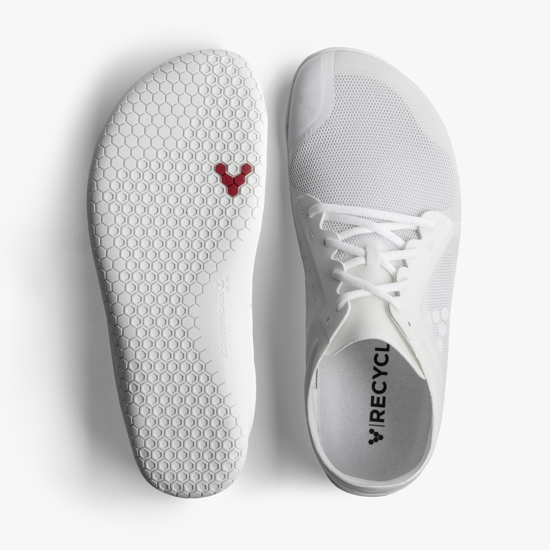 Bright White Vivobarefoot Primus Lite III | RCMXHAJ-14