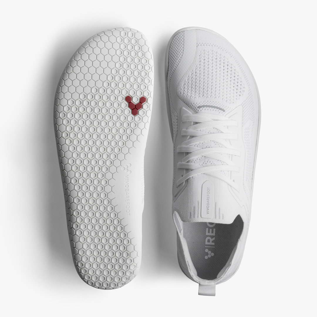 Bright White Vivobarefoot Primus Lite Knit | FATKQYP-47