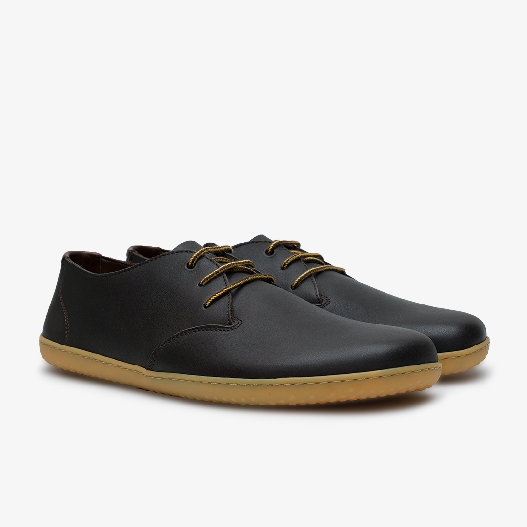 Brown Leather Vivobarefoot Ra III | QITCLDN-57