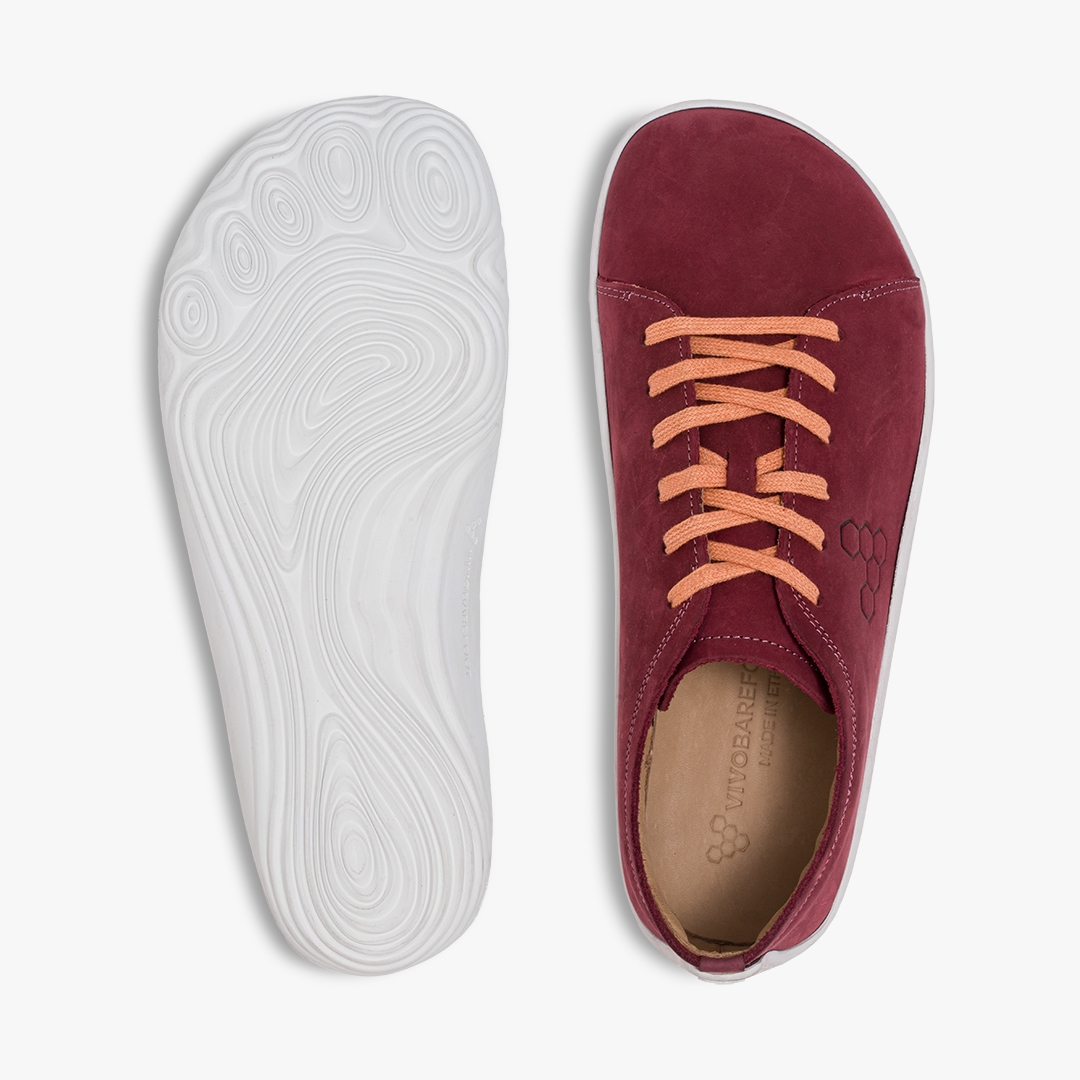 Burgundy Vivobarefoot Addis | GRUIKDB-34