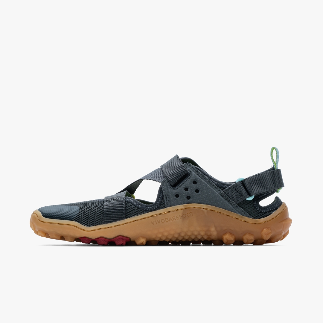 Charcoal-Gum Vivobarefoot Tracker Sandal | CBOHXVT-94