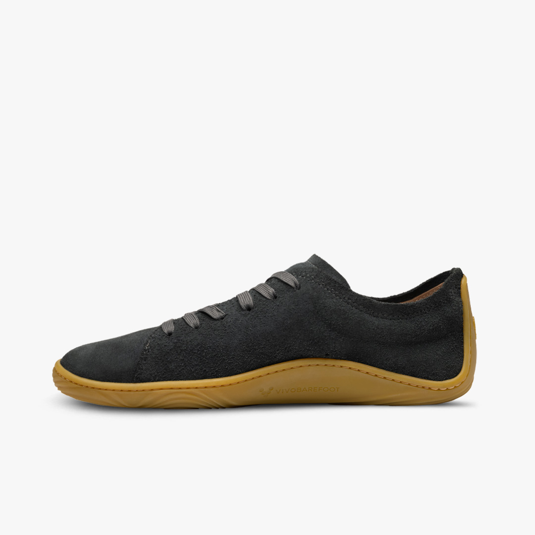 Charcoal Suede Vivobarefoot Addis | LGXAWVO-09