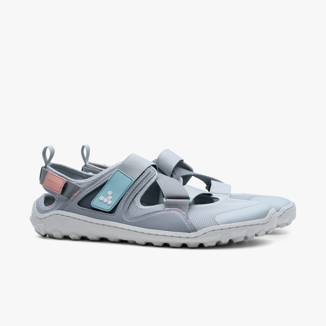 Glacier Grey Vivobarefoot Tracker Sandal | DTYOPNI-01