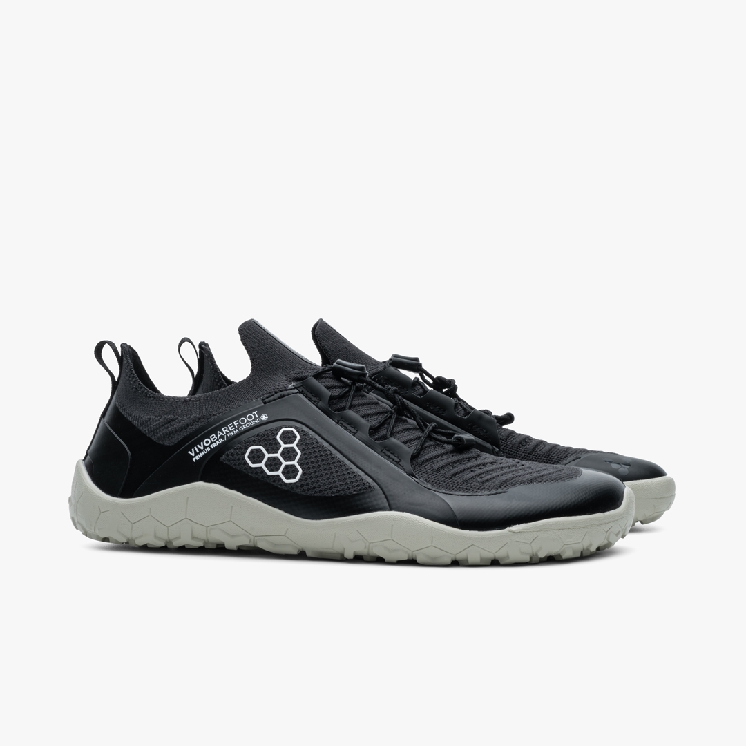 Obsidian-Pelican Vivobarefoot Primus Trail Knit FG | XBHNVGD-47