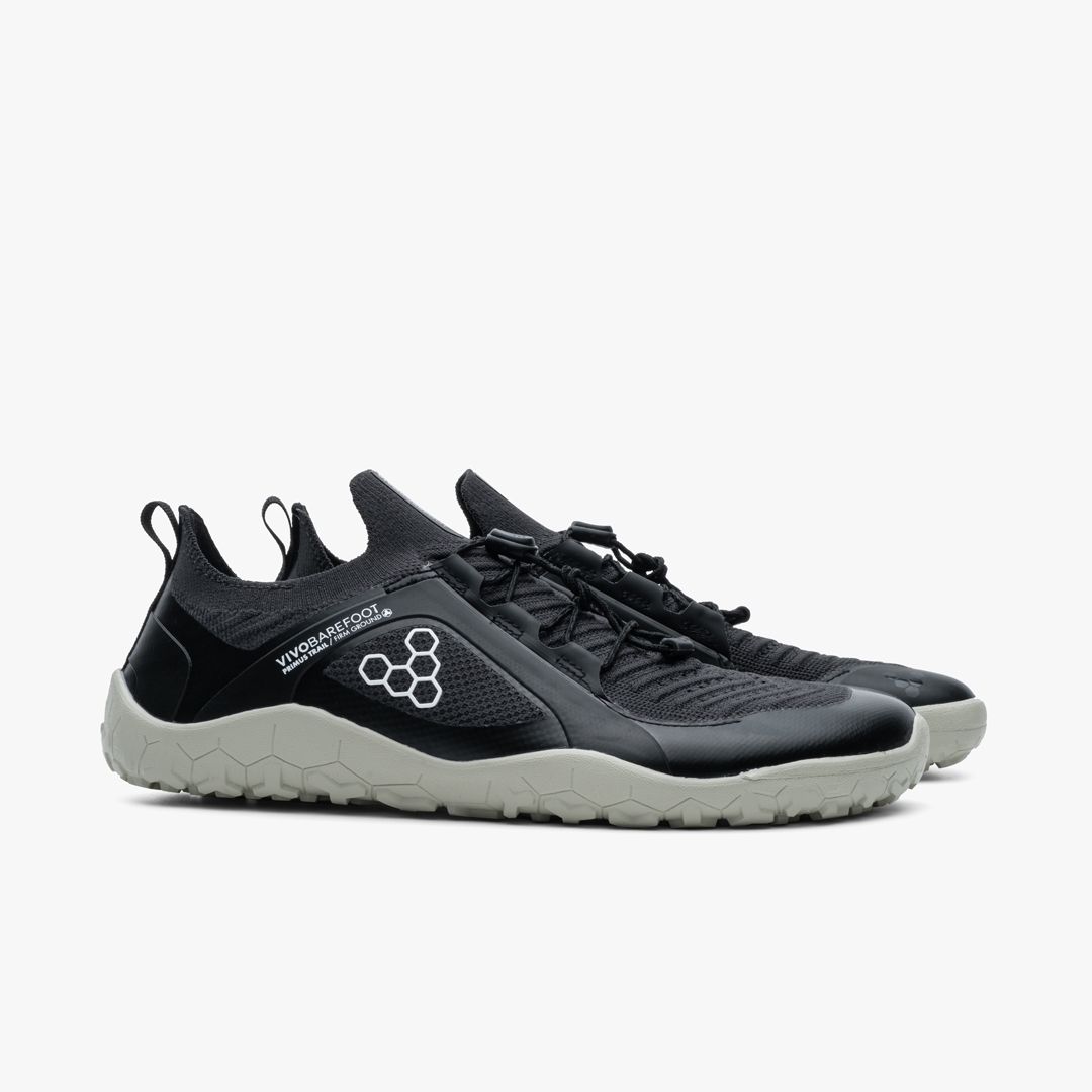 Obsidian-Pelican Vivobarefoot Primus Trail Knit FG | VJOBSTI-31