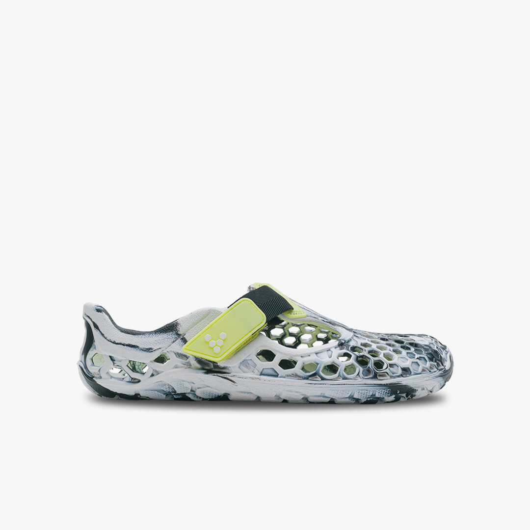 Obsidian-White Vivobarefoot Ultra Bloom Juniors | XUPBTYG-28