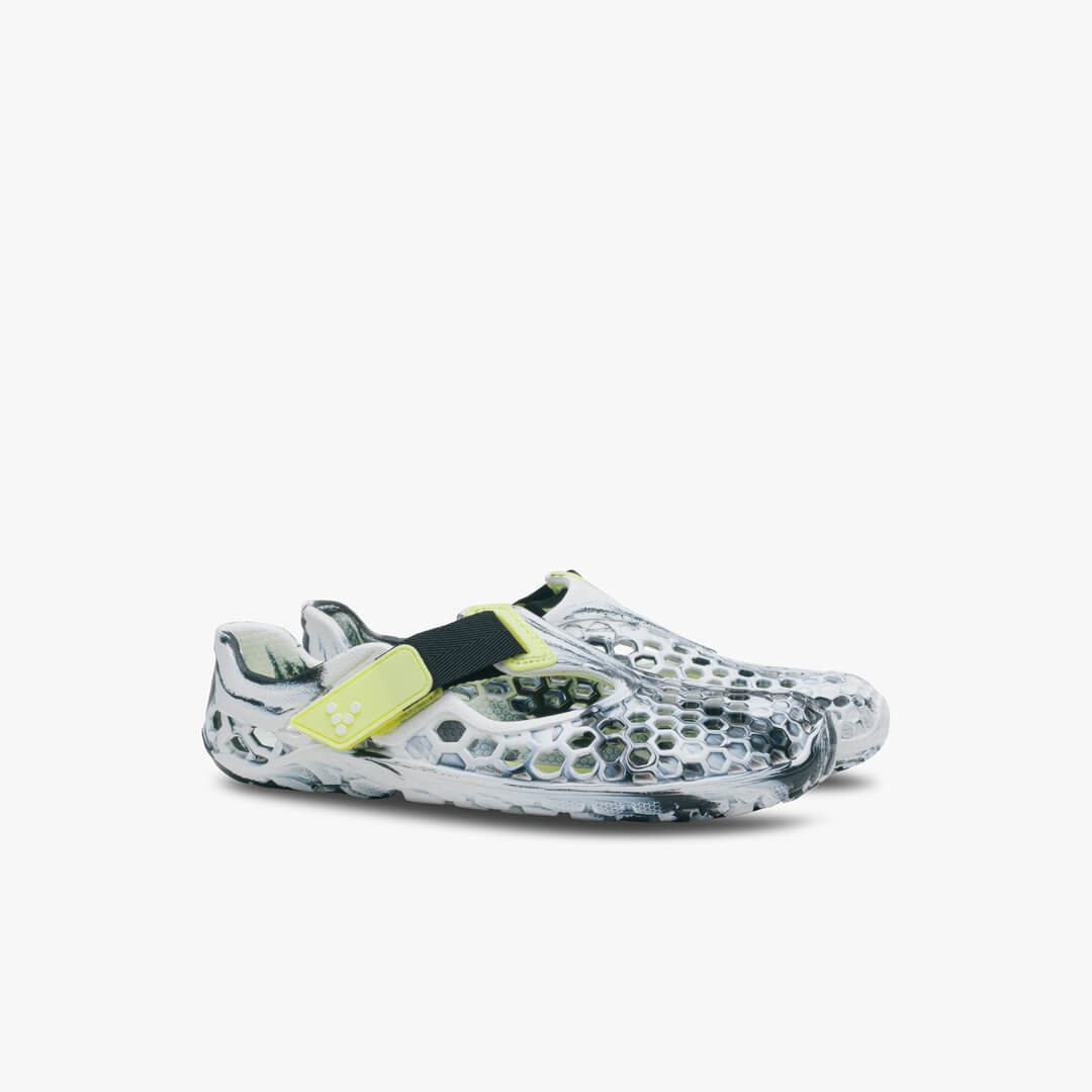 Obsidian-White Vivobarefoot Ultra Bloom Kids | DRWHITB-72