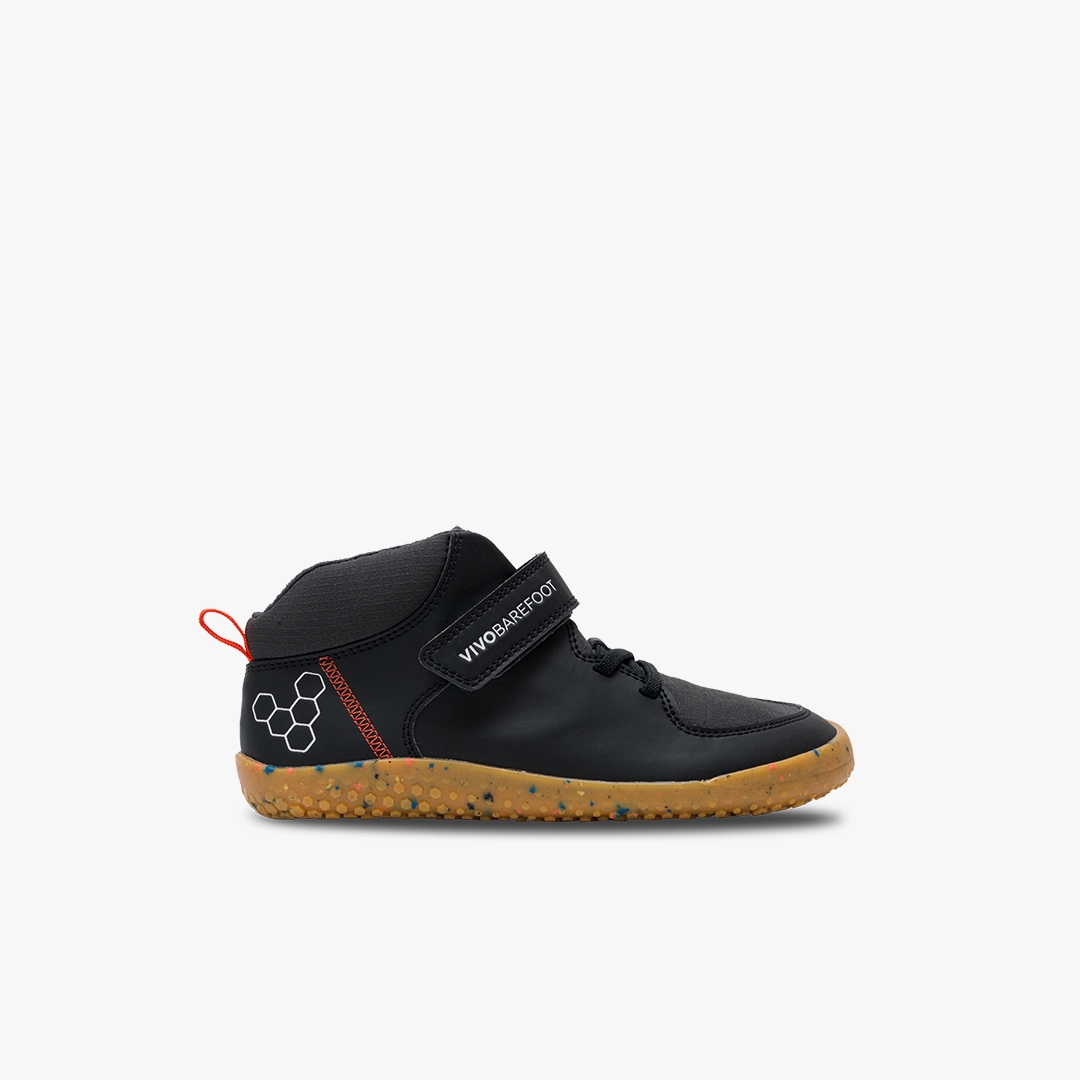 Obsidian Vivobarefoot Primus Ludo Hi Preschool | PUSVXAJ-80