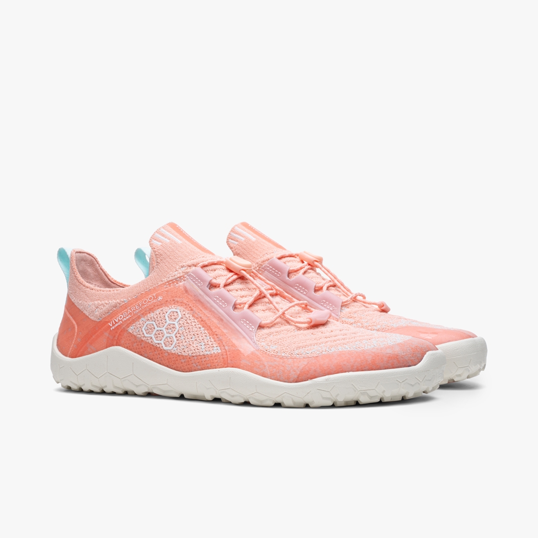 Peach Melba Vivobarefoot Primus Trail Knit FG | XTEVYCW-28