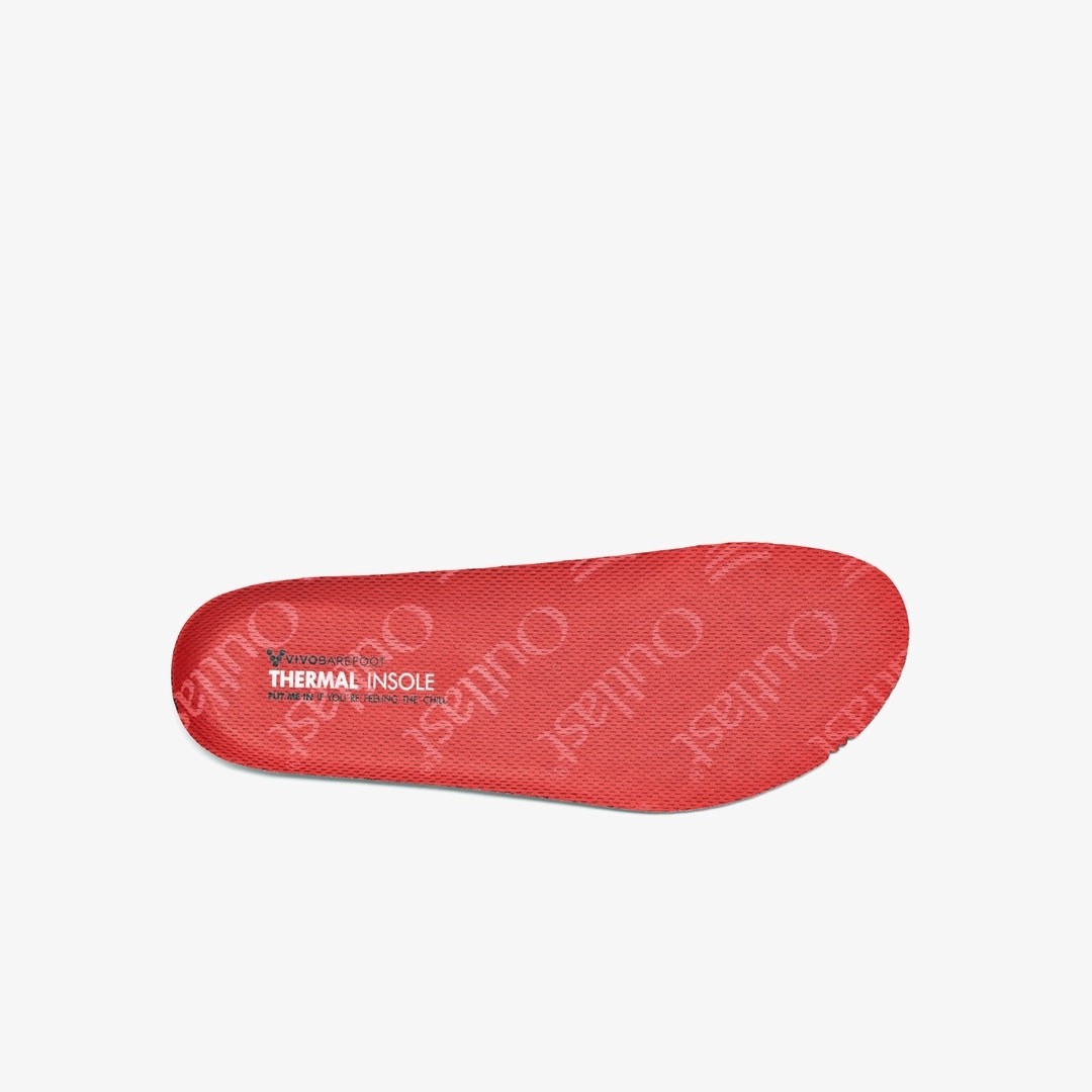 Red Vivobarefoot Thermal Insole Juniors | VBSCDYW-68