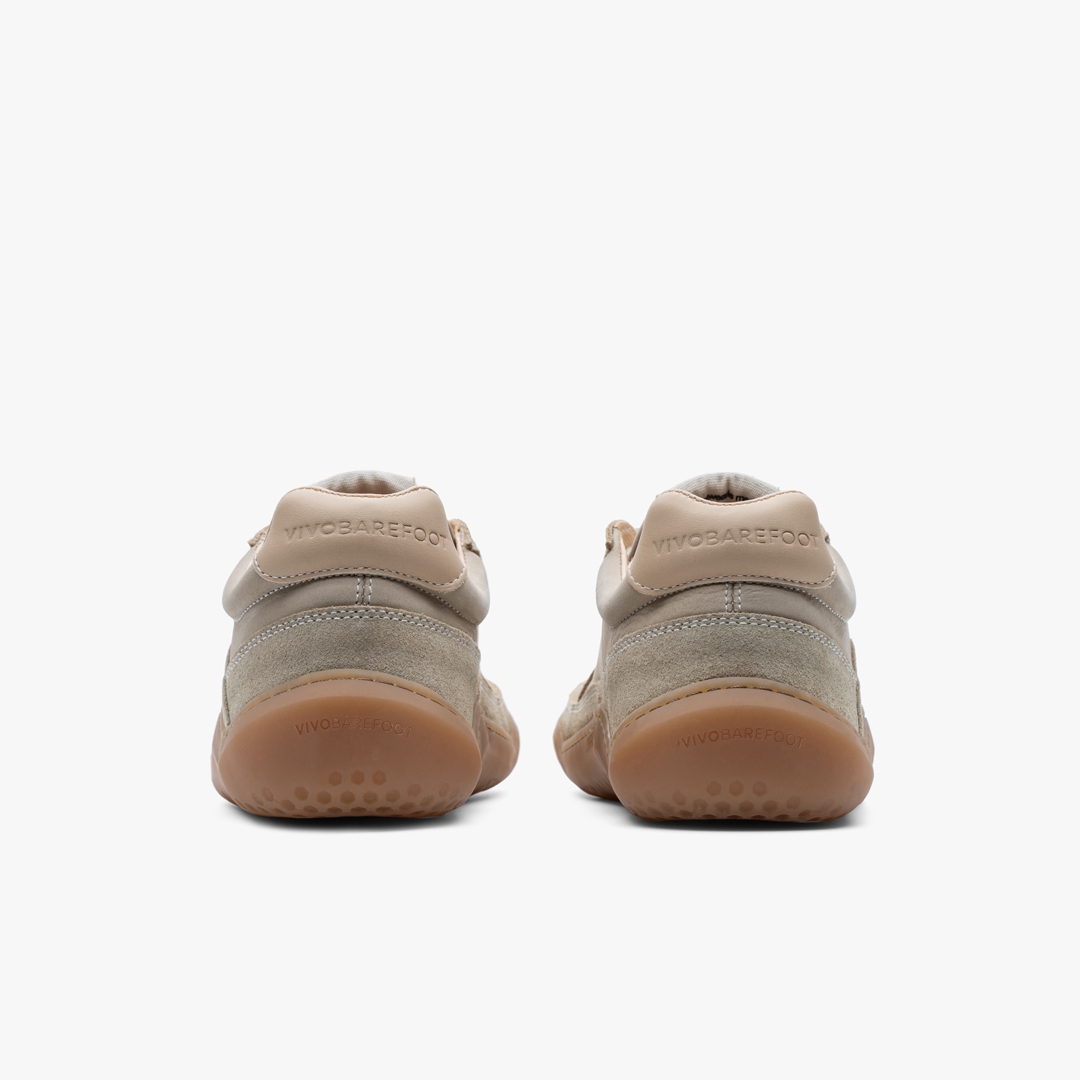 Sand Vivobarefoot Gobi Sneaker Premium Leather | GJHLZQP-65