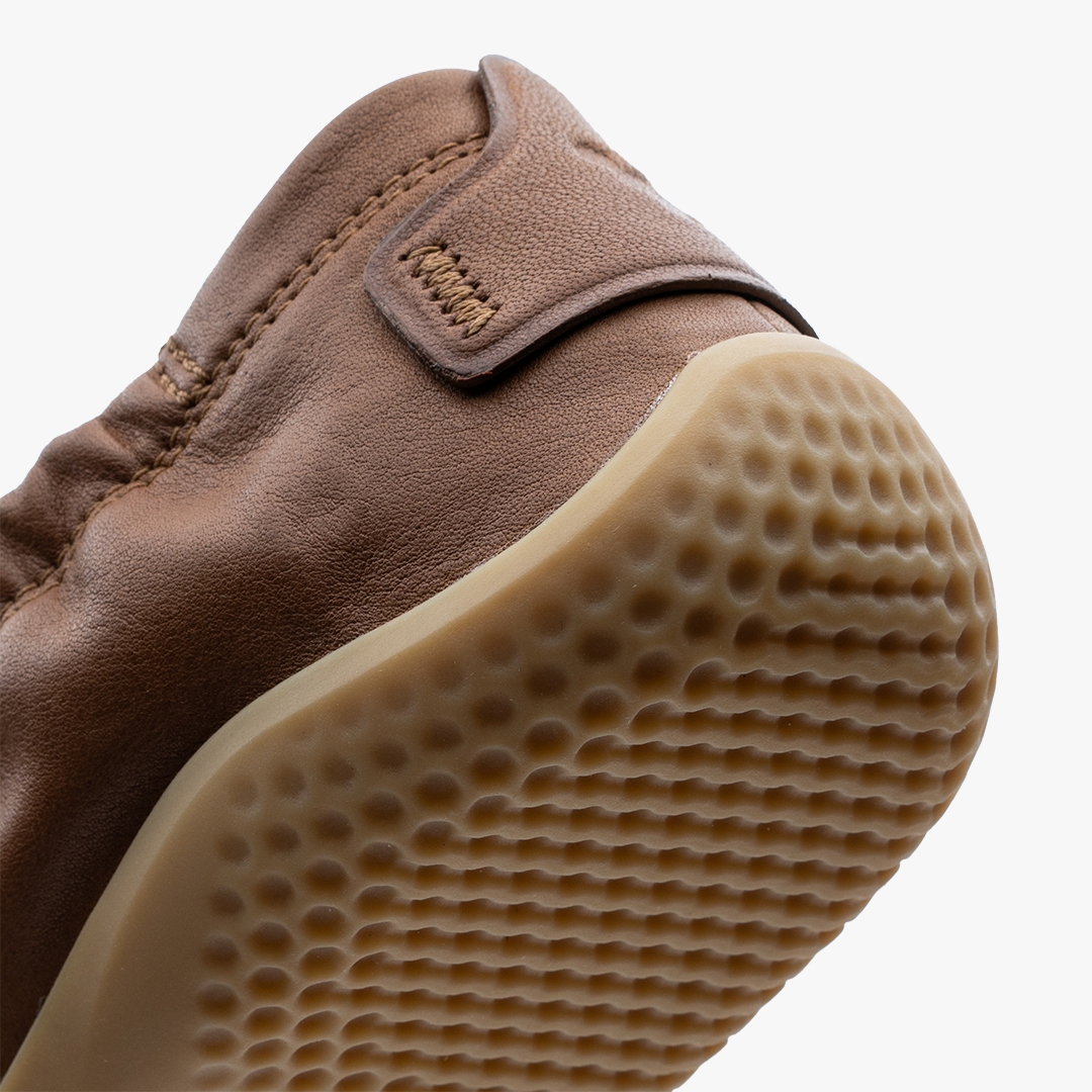 Tan Vivobarefoot Asana Yin Ballerina Leather | JLRPVHS-86